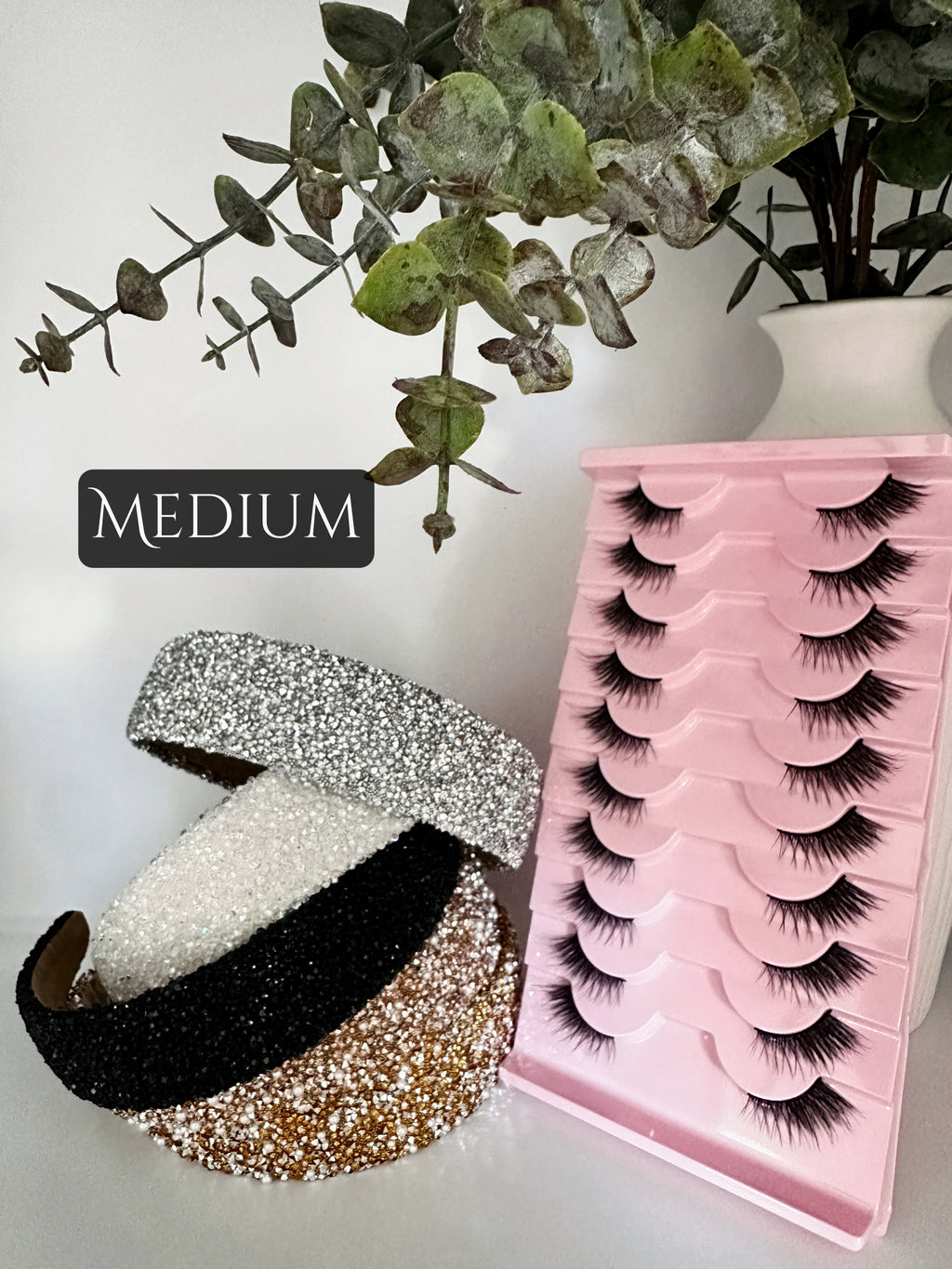everyday glam touch medium lashes